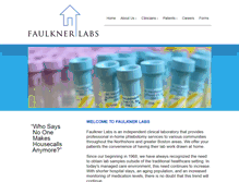 Tablet Screenshot of faulknerlabs.com